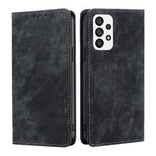 Load image into Gallery viewer, RFID Anti-theft Brush Magnetic Leather Phone Case, For Samsung Galaxy A03S US 165.85mm, For Samsung Galaxy A73 5G, For Samsung Galaxy M53 5G, For Samsung Galaxy S21 5G, For Samsung Galaxy S21 FE 5G, For Samsung Galaxy S21+ 5G, For Samsung Galaxy S22 5G...