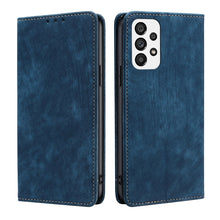 Load image into Gallery viewer, RFID Anti-theft Brush Magnetic Leather Phone Case, For Samsung Galaxy A03S US 165.85mm, For Samsung Galaxy A73 5G, For Samsung Galaxy M53 5G, For Samsung Galaxy S21 5G, For Samsung Galaxy S21 FE 5G, For Samsung Galaxy S21+ 5G, For Samsung Galaxy S22 5G...