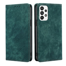 Load image into Gallery viewer, RFID Anti-theft Brush Magnetic Leather Phone Case, For Samsung Galaxy A03S US 165.85mm, For Samsung Galaxy A73 5G, For Samsung Galaxy M53 5G, For Samsung Galaxy S21 5G, For Samsung Galaxy S21 FE 5G, For Samsung Galaxy S21+ 5G, For Samsung Galaxy S22 5G...