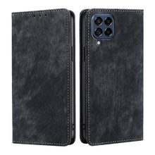 Load image into Gallery viewer, RFID Anti-theft Brush Magnetic Leather Phone Case, For Samsung Galaxy A03S US 165.85mm, For Samsung Galaxy A73 5G, For Samsung Galaxy M53 5G, For Samsung Galaxy S21 5G, For Samsung Galaxy S21 FE 5G, For Samsung Galaxy S21+ 5G, For Samsung Galaxy S22 5G...