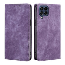 Load image into Gallery viewer, RFID Anti-theft Brush Magnetic Leather Phone Case, For Samsung Galaxy A03S US 165.85mm, For Samsung Galaxy A73 5G, For Samsung Galaxy M53 5G, For Samsung Galaxy S21 5G, For Samsung Galaxy S21 FE 5G, For Samsung Galaxy S21+ 5G, For Samsung Galaxy S22 5G...