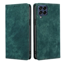 Load image into Gallery viewer, RFID Anti-theft Brush Magnetic Leather Phone Case, For Samsung Galaxy A03S US 165.85mm, For Samsung Galaxy A73 5G, For Samsung Galaxy M53 5G, For Samsung Galaxy S21 5G, For Samsung Galaxy S21 FE 5G, For Samsung Galaxy S21+ 5G, For Samsung Galaxy S22 5G...