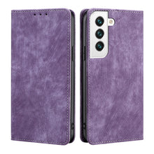 Load image into Gallery viewer, RFID Anti-theft Brush Magnetic Leather Phone Case, For Samsung Galaxy A03S US 165.85mm, For Samsung Galaxy A73 5G, For Samsung Galaxy M53 5G, For Samsung Galaxy S21 5G, For Samsung Galaxy S21 FE 5G, For Samsung Galaxy S21+ 5G, For Samsung Galaxy S22 5G...