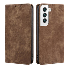 Load image into Gallery viewer, RFID Anti-theft Brush Magnetic Leather Phone Case, For Samsung Galaxy A03S US 165.85mm, For Samsung Galaxy A73 5G, For Samsung Galaxy M53 5G, For Samsung Galaxy S21 5G, For Samsung Galaxy S21 FE 5G, For Samsung Galaxy S21+ 5G, For Samsung Galaxy S22 5G...