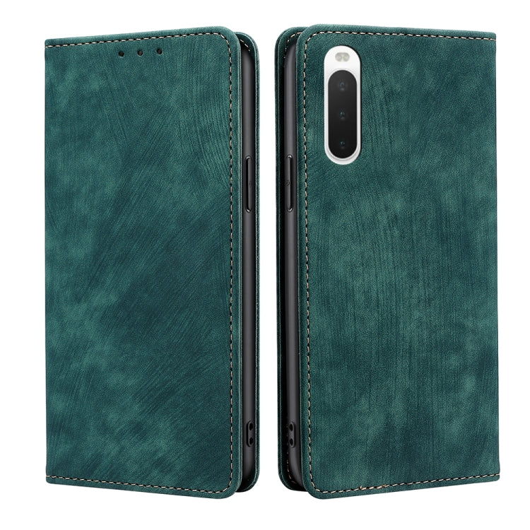 RFID Anti-theft Brush Magnetic Leather Phone Case, For Samsung Galaxy A03S US 165.85mm, For Samsung Galaxy A73 5G, For Samsung Galaxy M53 5G, For Samsung Galaxy S21 5G, For Samsung Galaxy S21 FE 5G, For Samsung Galaxy S21+ 5G, For Samsung Galaxy S22 5G...