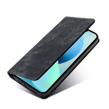 Load image into Gallery viewer, RFID Anti-theft Brush Magnetic Leather Phone Case, For Xiaomi Redmi K50/K50 Pro, For Xiaomi Redmi Note 11 5G/Poco M4 Pro 5G, For Xiaomi Redmi Note 10 JE  Japan, For Xiaomi 12, For Xiaomi 12S Ultra, For Xiaomi Poco C40, For Xiaomi Poco M4 5G            ...