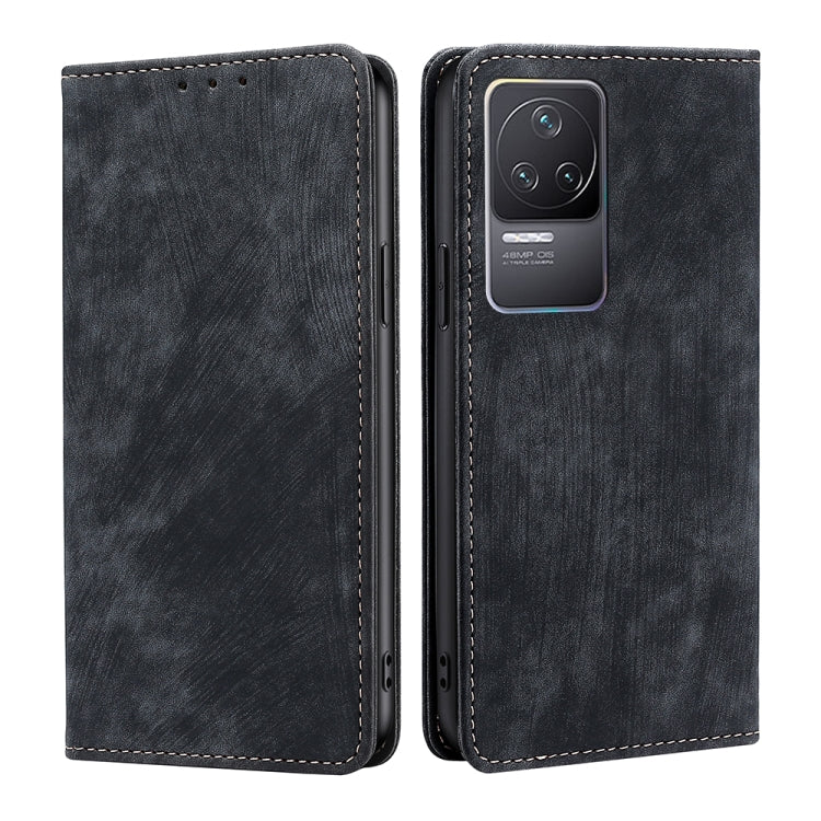 RFID Anti-theft Brush Magnetic Leather Phone Case, For Xiaomi Redmi K50/K50 Pro, For Xiaomi Redmi Note 11 5G/Poco M4 Pro 5G, For Xiaomi Redmi Note 10 JE  Japan, For Xiaomi 12, For Xiaomi 12S Ultra, For Xiaomi Poco C40, For Xiaomi Poco M4 5G            ...
