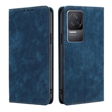 Load image into Gallery viewer, RFID Anti-theft Brush Magnetic Leather Phone Case, For Xiaomi Redmi K50/K50 Pro, For Xiaomi Redmi Note 11 5G/Poco M4 Pro 5G, For Xiaomi Redmi Note 10 JE  Japan, For Xiaomi 12, For Xiaomi 12S Ultra, For Xiaomi Poco C40, For Xiaomi Poco M4 5G            ...