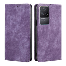 Load image into Gallery viewer, RFID Anti-theft Brush Magnetic Leather Phone Case, For Xiaomi Redmi K50/K50 Pro, For Xiaomi Redmi Note 11 5G/Poco M4 Pro 5G, For Xiaomi Redmi Note 10 JE  Japan, For Xiaomi 12, For Xiaomi 12S Ultra, For Xiaomi Poco C40, For Xiaomi Poco M4 5G            ...