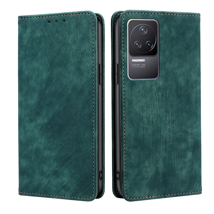 RFID Anti-theft Brush Magnetic Leather Phone Case, For Xiaomi Redmi K50/K50 Pro, For Xiaomi Redmi Note 11 5G/Poco M4 Pro 5G, For Xiaomi Redmi Note 10 JE  Japan, For Xiaomi 12, For Xiaomi 12S Ultra, For Xiaomi Poco C40, For Xiaomi Poco M4 5G            ...