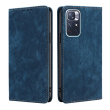 Load image into Gallery viewer, RFID Anti-theft Brush Magnetic Leather Phone Case, For Xiaomi Redmi K50/K50 Pro, For Xiaomi Redmi Note 11 5G/Poco M4 Pro 5G, For Xiaomi Redmi Note 10 JE  Japan, For Xiaomi 12, For Xiaomi 12S Ultra, For Xiaomi Poco C40, For Xiaomi Poco M4 5G            ...