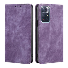 Load image into Gallery viewer, RFID Anti-theft Brush Magnetic Leather Phone Case, For Xiaomi Redmi K50/K50 Pro, For Xiaomi Redmi Note 11 5G/Poco M4 Pro 5G, For Xiaomi Redmi Note 10 JE  Japan, For Xiaomi 12, For Xiaomi 12S Ultra, For Xiaomi Poco C40, For Xiaomi Poco M4 5G            ...