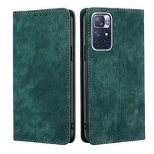 Load image into Gallery viewer, RFID Anti-theft Brush Magnetic Leather Phone Case, For Xiaomi Redmi K50/K50 Pro, For Xiaomi Redmi Note 11 5G/Poco M4 Pro 5G, For Xiaomi Redmi Note 10 JE  Japan, For Xiaomi 12, For Xiaomi 12S Ultra, For Xiaomi Poco C40, For Xiaomi Poco M4 5G            ...
