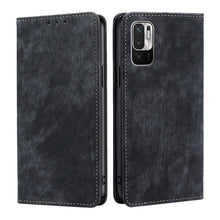 Load image into Gallery viewer, RFID Anti-theft Brush Magnetic Leather Phone Case, For Xiaomi Redmi K50/K50 Pro, For Xiaomi Redmi Note 11 5G/Poco M4 Pro 5G, For Xiaomi Redmi Note 10 JE  Japan, For Xiaomi 12, For Xiaomi 12S Ultra, For Xiaomi Poco C40, For Xiaomi Poco M4 5G            ...