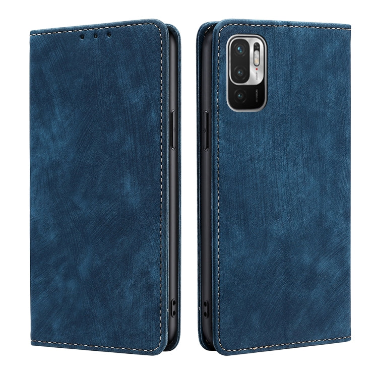 RFID Anti-theft Brush Magnetic Leather Phone Case, For Xiaomi Redmi K50/K50 Pro, For Xiaomi Redmi Note 11 5G/Poco M4 Pro 5G, For Xiaomi Redmi Note 10 JE  Japan, For Xiaomi 12, For Xiaomi 12S Ultra, For Xiaomi Poco C40, For Xiaomi Poco M4 5G            ...