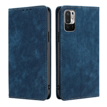 Load image into Gallery viewer, RFID Anti-theft Brush Magnetic Leather Phone Case, For Xiaomi Redmi K50/K50 Pro, For Xiaomi Redmi Note 11 5G/Poco M4 Pro 5G, For Xiaomi Redmi Note 10 JE  Japan, For Xiaomi 12, For Xiaomi 12S Ultra, For Xiaomi Poco C40, For Xiaomi Poco M4 5G            ...