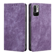 Load image into Gallery viewer, RFID Anti-theft Brush Magnetic Leather Phone Case, For Xiaomi Redmi K50/K50 Pro, For Xiaomi Redmi Note 11 5G/Poco M4 Pro 5G, For Xiaomi Redmi Note 10 JE  Japan, For Xiaomi 12, For Xiaomi 12S Ultra, For Xiaomi Poco C40, For Xiaomi Poco M4 5G            ...