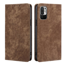 Load image into Gallery viewer, RFID Anti-theft Brush Magnetic Leather Phone Case, For Xiaomi Redmi K50/K50 Pro, For Xiaomi Redmi Note 11 5G/Poco M4 Pro 5G, For Xiaomi Redmi Note 10 JE  Japan, For Xiaomi 12, For Xiaomi 12S Ultra, For Xiaomi Poco C40, For Xiaomi Poco M4 5G            ...