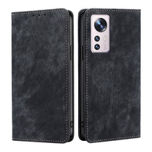 Load image into Gallery viewer, RFID Anti-theft Brush Magnetic Leather Phone Case, For Xiaomi Redmi K50/K50 Pro, For Xiaomi Redmi Note 11 5G/Poco M4 Pro 5G, For Xiaomi Redmi Note 10 JE  Japan, For Xiaomi 12, For Xiaomi 12S Ultra, For Xiaomi Poco C40, For Xiaomi Poco M4 5G            ...