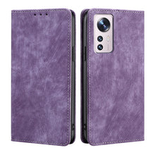 Load image into Gallery viewer, RFID Anti-theft Brush Magnetic Leather Phone Case, For Xiaomi Redmi K50/K50 Pro, For Xiaomi Redmi Note 11 5G/Poco M4 Pro 5G, For Xiaomi Redmi Note 10 JE  Japan, For Xiaomi 12, For Xiaomi 12S Ultra, For Xiaomi Poco C40, For Xiaomi Poco M4 5G            ...