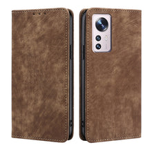Load image into Gallery viewer, RFID Anti-theft Brush Magnetic Leather Phone Case, For Xiaomi Redmi K50/K50 Pro, For Xiaomi Redmi Note 11 5G/Poco M4 Pro 5G, For Xiaomi Redmi Note 10 JE  Japan, For Xiaomi 12, For Xiaomi 12S Ultra, For Xiaomi Poco C40, For Xiaomi Poco M4 5G            ...