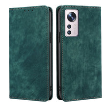 Load image into Gallery viewer, RFID Anti-theft Brush Magnetic Leather Phone Case, For Xiaomi Redmi K50/K50 Pro, For Xiaomi Redmi Note 11 5G/Poco M4 Pro 5G, For Xiaomi Redmi Note 10 JE  Japan, For Xiaomi 12, For Xiaomi 12S Ultra, For Xiaomi Poco C40, For Xiaomi Poco M4 5G            ...