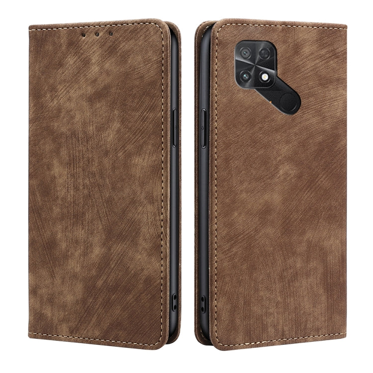 RFID Anti-theft Brush Magnetic Leather Phone Case, For Xiaomi Redmi K50/K50 Pro, For Xiaomi Redmi Note 11 5G/Poco M4 Pro 5G, For Xiaomi Redmi Note 10 JE  Japan, For Xiaomi 12, For Xiaomi 12S Ultra, For Xiaomi Poco C40, For Xiaomi Poco M4 5G            ...