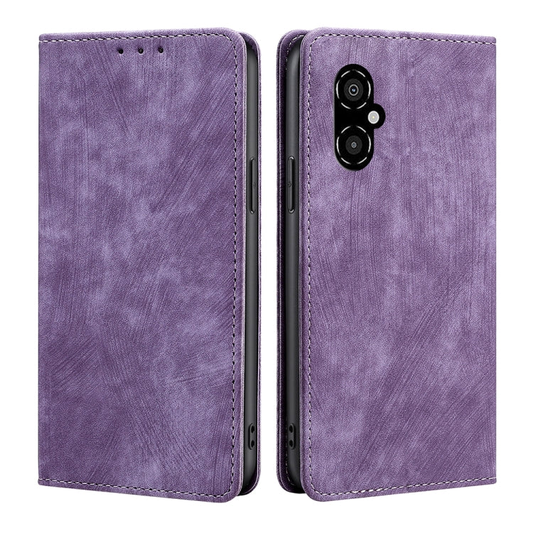 RFID Anti-theft Brush Magnetic Leather Phone Case, For Xiaomi Redmi K50/K50 Pro, For Xiaomi Redmi Note 11 5G/Poco M4 Pro 5G, For Xiaomi Redmi Note 10 JE  Japan, For Xiaomi 12, For Xiaomi 12S Ultra, For Xiaomi Poco C40, For Xiaomi Poco M4 5G            ...