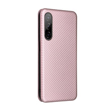 Load image into Gallery viewer, Carbon Fiber Texture Magnetic Flip Leather Phone Case, For HTC Desire 22 Pro, For Realme C30, For Nokia C21 Plus, For Xiaomi 12S Ultra