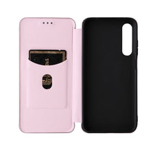 Load image into Gallery viewer, Carbon Fiber Texture Magnetic Flip Leather Phone Case, For HTC Desire 22 Pro, For Realme C30, For Nokia C21 Plus, For Xiaomi 12S Ultra