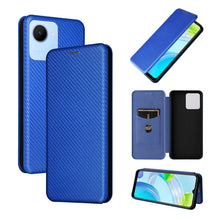 Load image into Gallery viewer, Carbon Fiber Texture Magnetic Flip Leather Phone Case, For HTC Desire 22 Pro, For Realme C30, For Nokia C21 Plus, For Xiaomi 12S Ultra