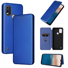 Load image into Gallery viewer, Carbon Fiber Texture Magnetic Flip Leather Phone Case, For HTC Desire 22 Pro, For Realme C30, For Nokia C21 Plus, For Xiaomi 12S Ultra