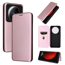 Load image into Gallery viewer, Carbon Fiber Texture Magnetic Flip Leather Phone Case, For HTC Desire 22 Pro, For Realme C30, For Nokia C21 Plus, For Xiaomi 12S Ultra