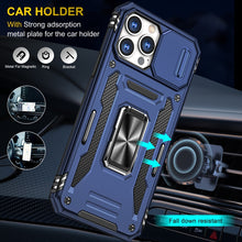 Load image into Gallery viewer, Armor PC + TPU Camera Shield Phone Case, For iPhone 12 Pro Max