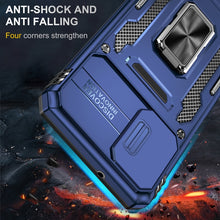 Load image into Gallery viewer, Armor PC + TPU Camera Shield Phone Case, For Samsung Galaxy A12 5G/4G / M12 / F12, For Xiaomi 12 Pro, For Samsung Galaxy A32 5G, For Samsung Galaxy A52 5G/4G, For Samsung Galaxy S21 5G, For Samsung Galaxy S21+ 5G, For Samsung Galaxy S21 Ultra 5G       ...