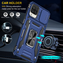 Load image into Gallery viewer, Armor PC + TPU Camera Shield Phone Case, For Samsung Galaxy A12 5G/4G / M12 / F12, For Xiaomi 12 Pro, For Samsung Galaxy A32 5G, For Samsung Galaxy A52 5G/4G, For Samsung Galaxy S21 5G, For Samsung Galaxy S21+ 5G, For Samsung Galaxy S21 Ultra 5G       ...