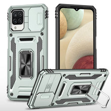 Load image into Gallery viewer, Armor PC + TPU Camera Shield Phone Case, For Samsung Galaxy A12 5G/4G / M12 / F12, For Xiaomi 12 Pro, For Samsung Galaxy A32 5G, For Samsung Galaxy A52 5G/4G, For Samsung Galaxy S21 5G, For Samsung Galaxy S21+ 5G, For Samsung Galaxy S21 Ultra 5G       ...