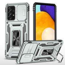 Load image into Gallery viewer, Armor PC + TPU Camera Shield Phone Case, For Samsung Galaxy A12 5G/4G / M12 / F12, For Xiaomi 12 Pro, For Samsung Galaxy A32 5G, For Samsung Galaxy A52 5G/4G, For Samsung Galaxy S21 5G, For Samsung Galaxy S21+ 5G, For Samsung Galaxy S21 Ultra 5G       ...