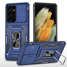 Load image into Gallery viewer, Armor PC + TPU Camera Shield Phone Case, For Samsung Galaxy A12 5G/4G / M12 / F12, For Xiaomi 12 Pro, For Samsung Galaxy A32 5G, For Samsung Galaxy A52 5G/4G, For Samsung Galaxy S21 5G, For Samsung Galaxy S21+ 5G, For Samsung Galaxy S21 Ultra 5G       ...