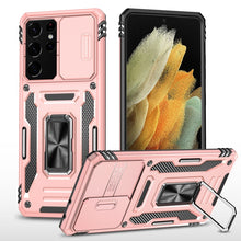 Load image into Gallery viewer, Armor PC + TPU Camera Shield Phone Case, For Samsung Galaxy A12 5G/4G / M12 / F12, For Xiaomi 12 Pro, For Samsung Galaxy A32 5G, For Samsung Galaxy A52 5G/4G, For Samsung Galaxy S21 5G, For Samsung Galaxy S21+ 5G, For Samsung Galaxy S21 Ultra 5G       ...