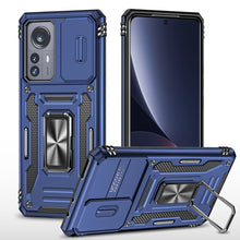 Load image into Gallery viewer, Armor PC + TPU Camera Shield Phone Case, For Samsung Galaxy A12 5G/4G / M12 / F12, For Xiaomi 12 Pro, For Samsung Galaxy A32 5G, For Samsung Galaxy A52 5G/4G, For Samsung Galaxy S21 5G, For Samsung Galaxy S21+ 5G, For Samsung Galaxy S21 Ultra 5G       ...