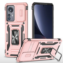 Load image into Gallery viewer, Armor PC + TPU Camera Shield Phone Case, For Samsung Galaxy A12 5G/4G / M12 / F12, For Xiaomi 12 Pro, For Samsung Galaxy A32 5G, For Samsung Galaxy A52 5G/4G, For Samsung Galaxy S21 5G, For Samsung Galaxy S21+ 5G, For Samsung Galaxy S21 Ultra 5G       ...