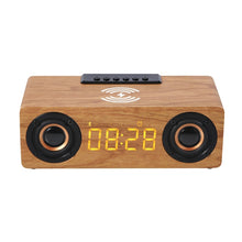 Load image into Gallery viewer, K1 Multifunctional Desktop Wooden Bluetooth Speaker Wireless Loudspeaker