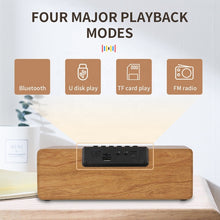 Load image into Gallery viewer, K1 Multifunctional Desktop Wooden Bluetooth Speaker Wireless Loudspeaker