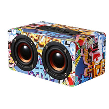 Load image into Gallery viewer, M5 Multifunctional Desktop Wooden Bluetooth Speaker Wireless Loudspeaker