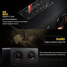 Load image into Gallery viewer, M5 Multifunctional Desktop Wooden Bluetooth Speaker Wireless Loudspeaker