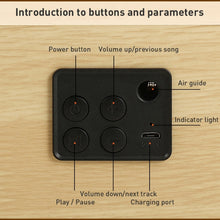 Load image into Gallery viewer, Q2 Subwoofer Wooden Wireless Bluetooth Speaker