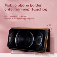 Load image into Gallery viewer, Retro Frosted RFID Flip Leather Phone Case, For iPhone 14, For iPhone 14 Plus, For iPhone 14 Pro, For iPhone 14 Pro Max