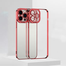 Load image into Gallery viewer, Electroplating High Transparent TPU Phone Case, For iPhone 14, For iPhone 14 Plus, For iPhone 14 Pro, For iPhone 14 Pro Max