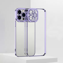 Load image into Gallery viewer, Electroplating High Transparent TPU Phone Case, For iPhone 14, For iPhone 14 Plus, For iPhone 14 Pro, For iPhone 14 Pro Max